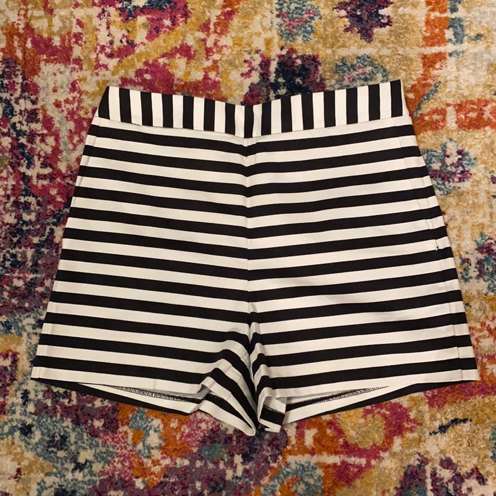 Striped Express High Waisted Shorts